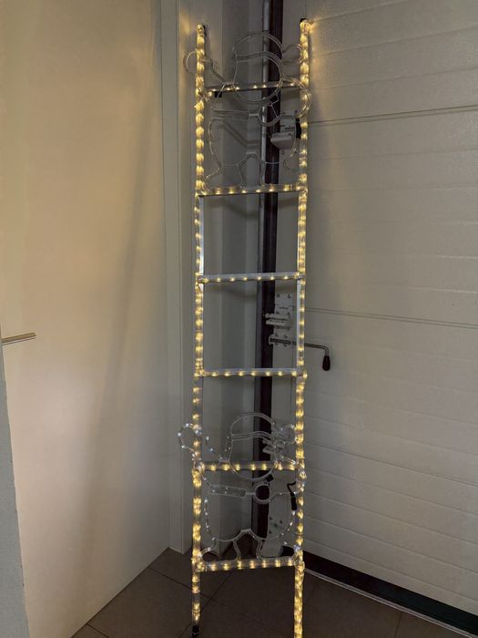 Escada em led de natal