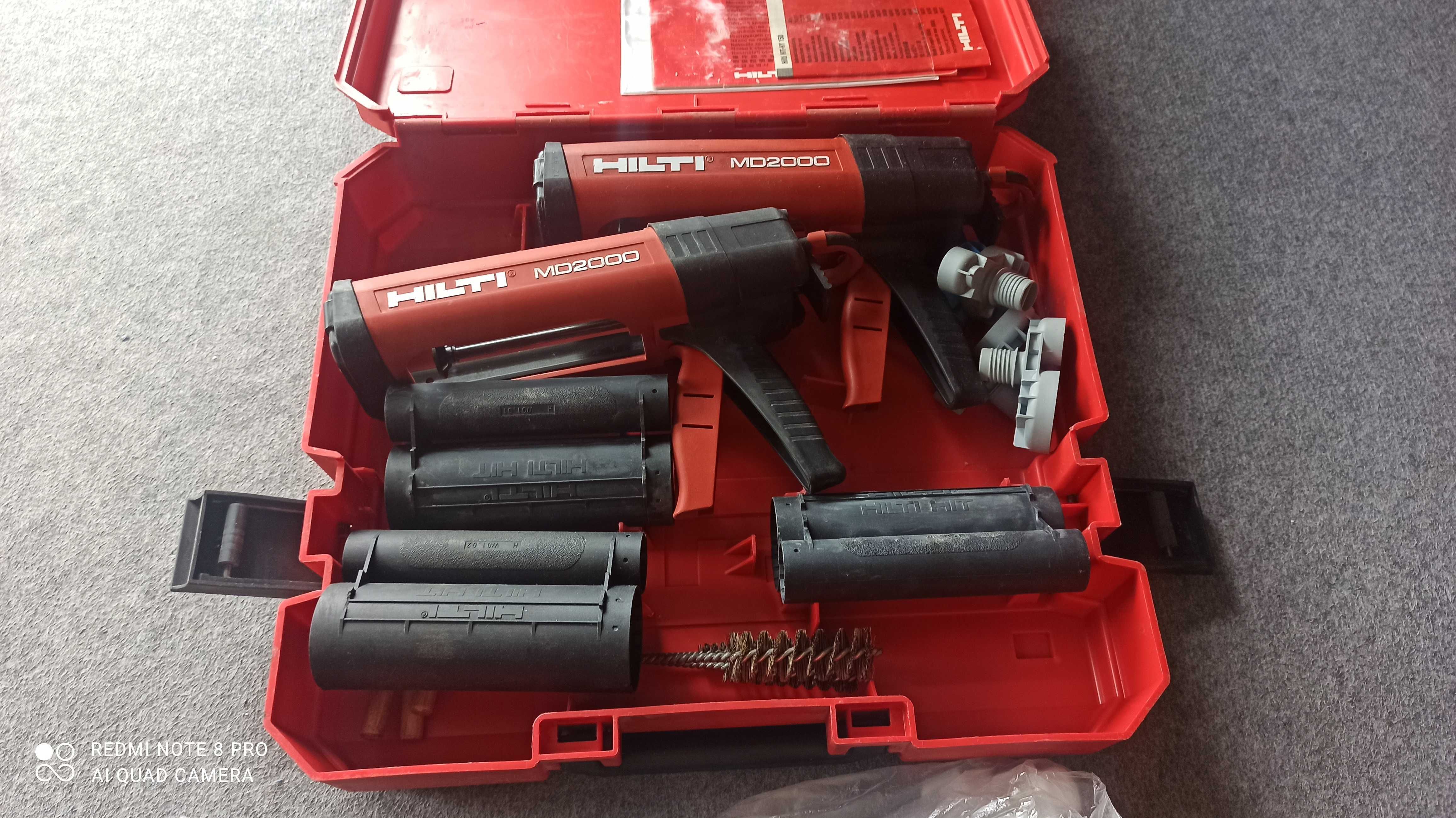 Pistolety,wyciskacze do kleju,żywicHilti MD200+ walizka+ akcesoria