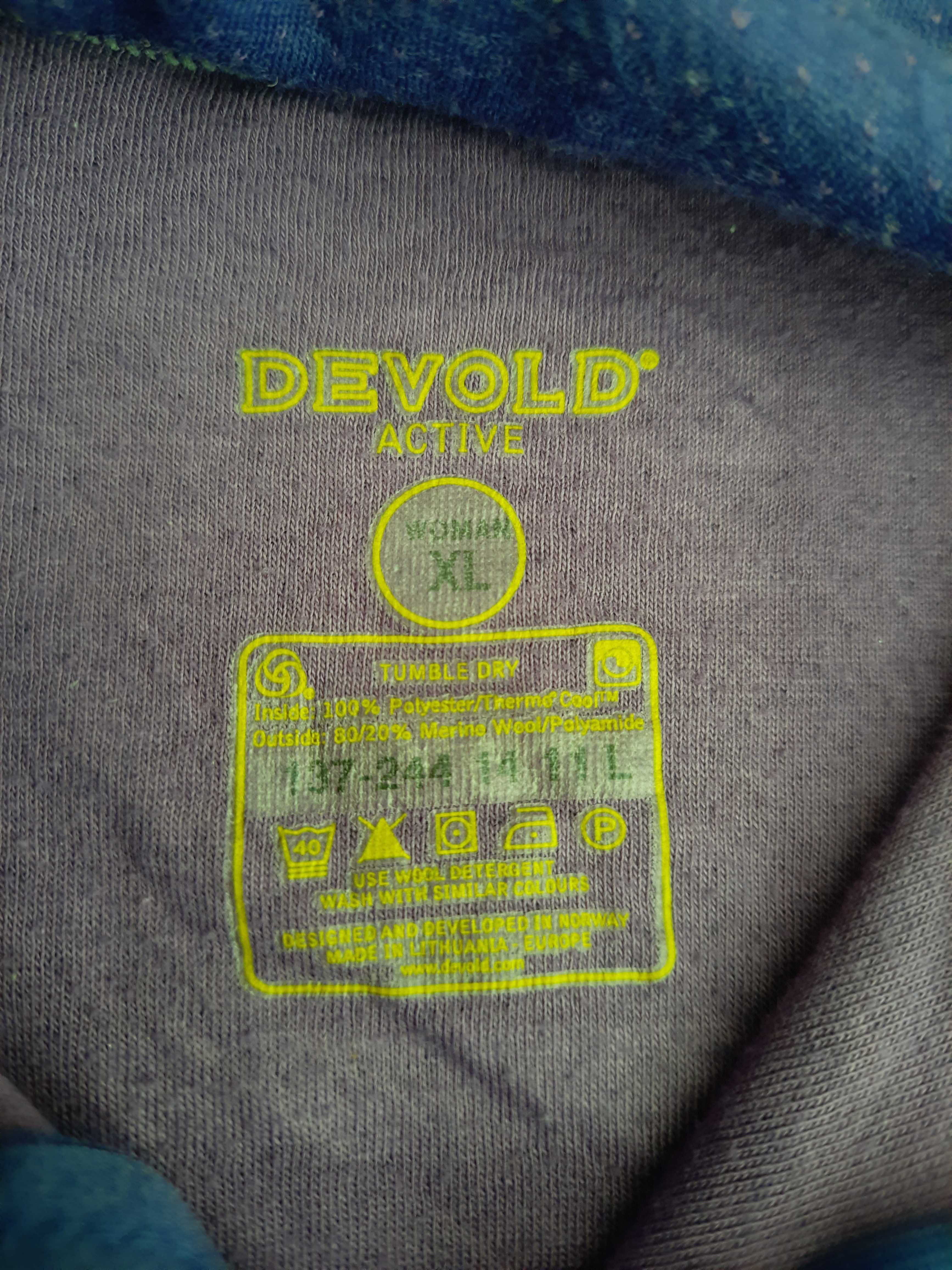 Bluzka bluza golf Devold wełniana merino wool rozm XL