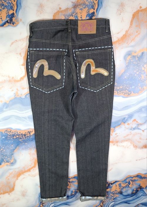 Джинсы Evisu Genes на селвидже японские штаны Selvedge
