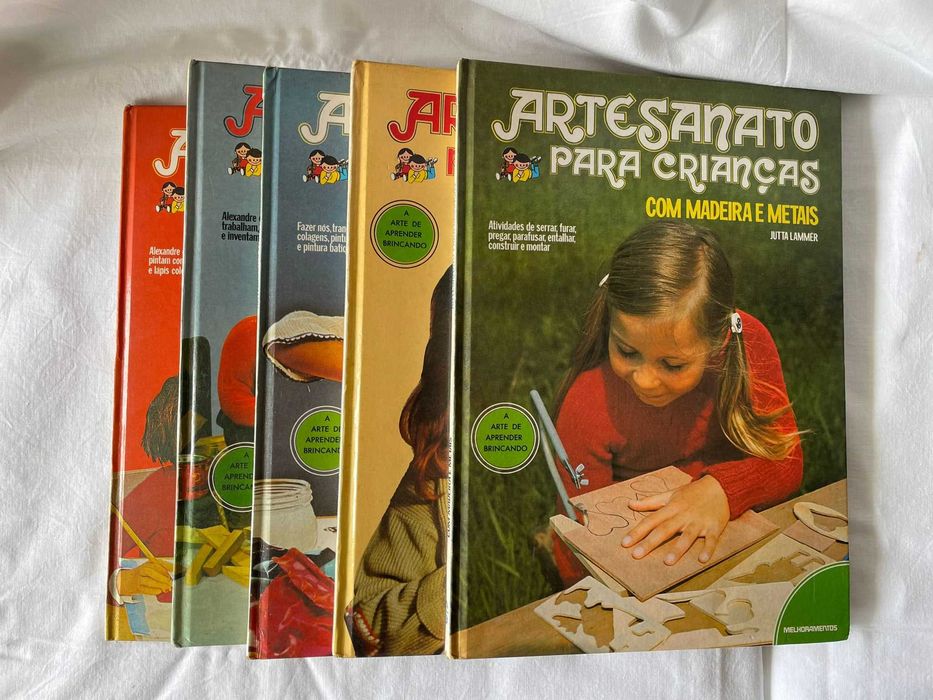 Colecção de livros "Artesanato para crianças"