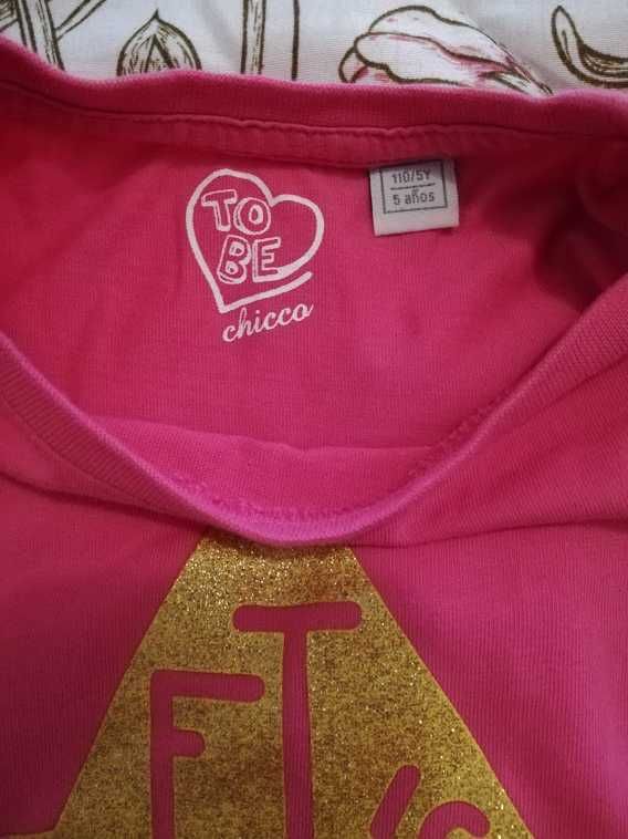 T-shirt manga curta " Chicco" - T5 anos