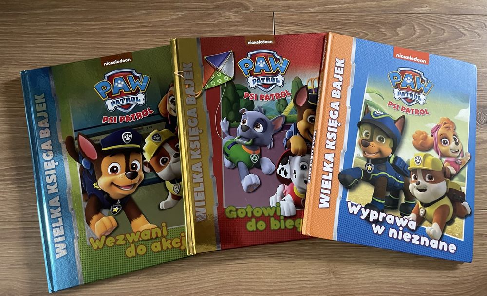 Psi Patrol Wielka księga bajek - zestaw 3 książek