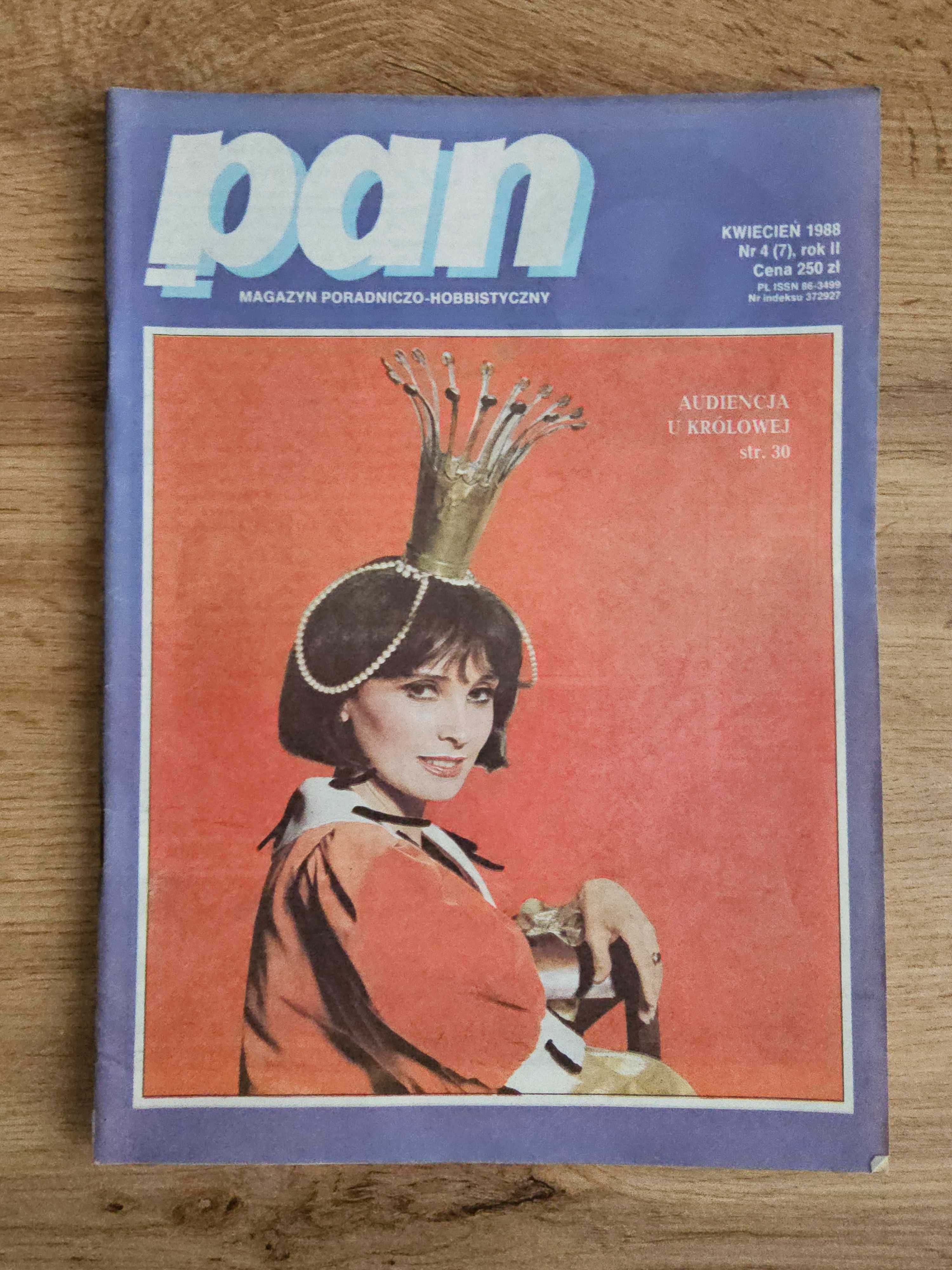 UNIKAT! Magazyn Poradniczo-Hobbistyczny PAN 4/1988 - polski Playboy