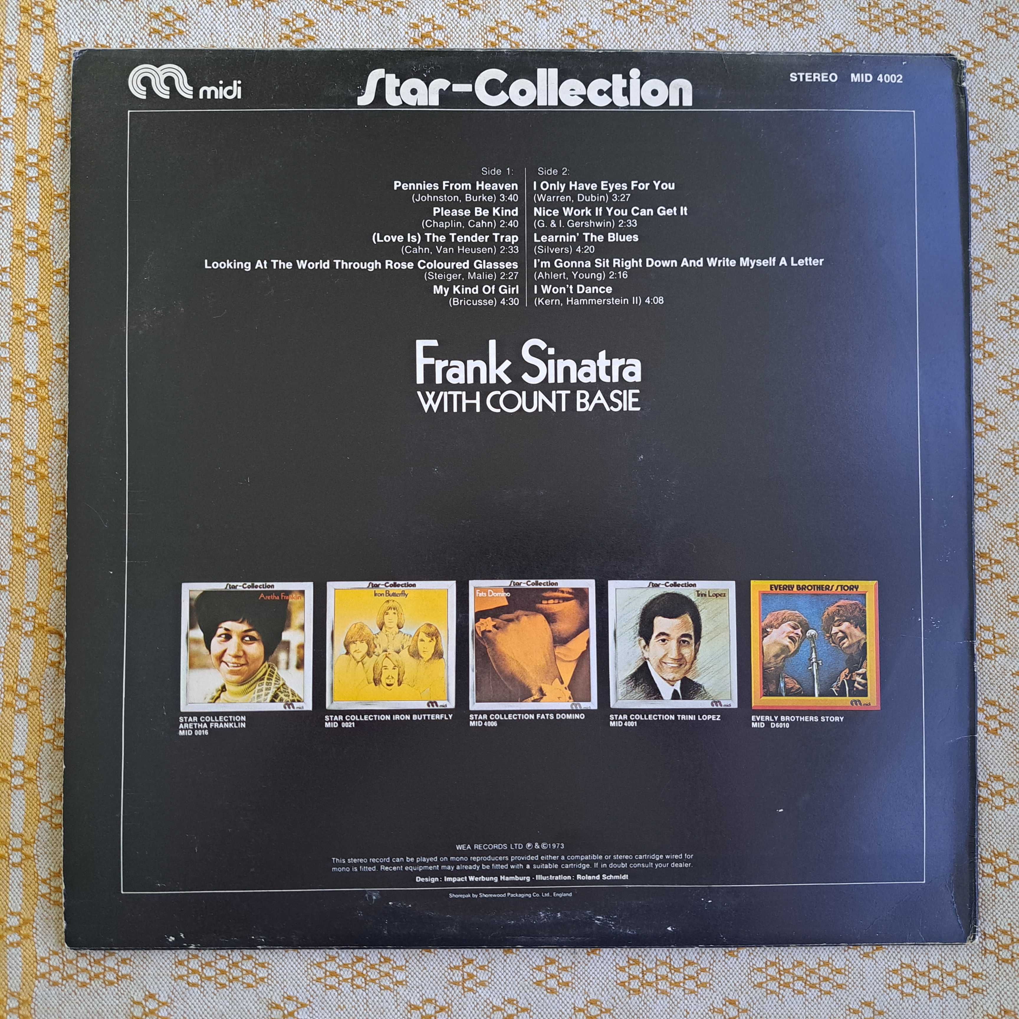 Frank Sinatra With Count Basie Star-Collection 1972 UK (EX/EX-)