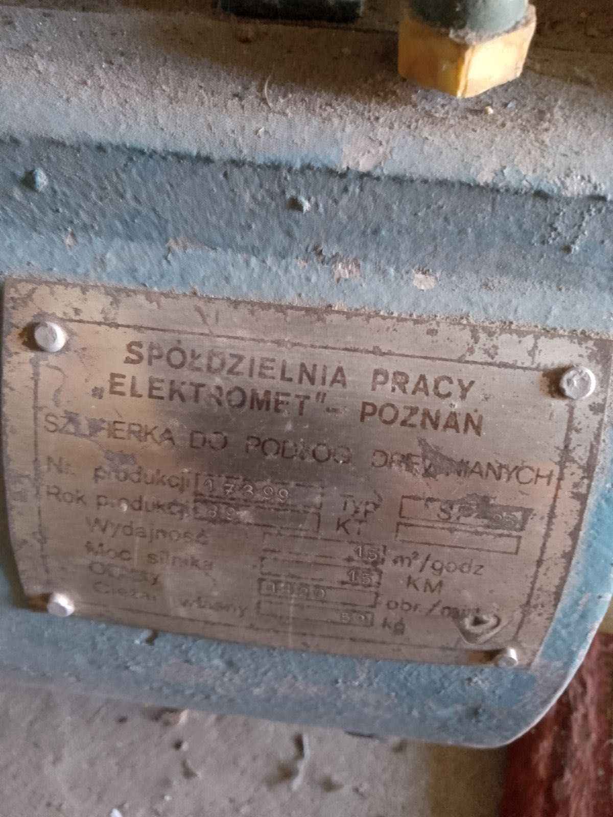 Szlifierka do podlog drewnianych Elektromet