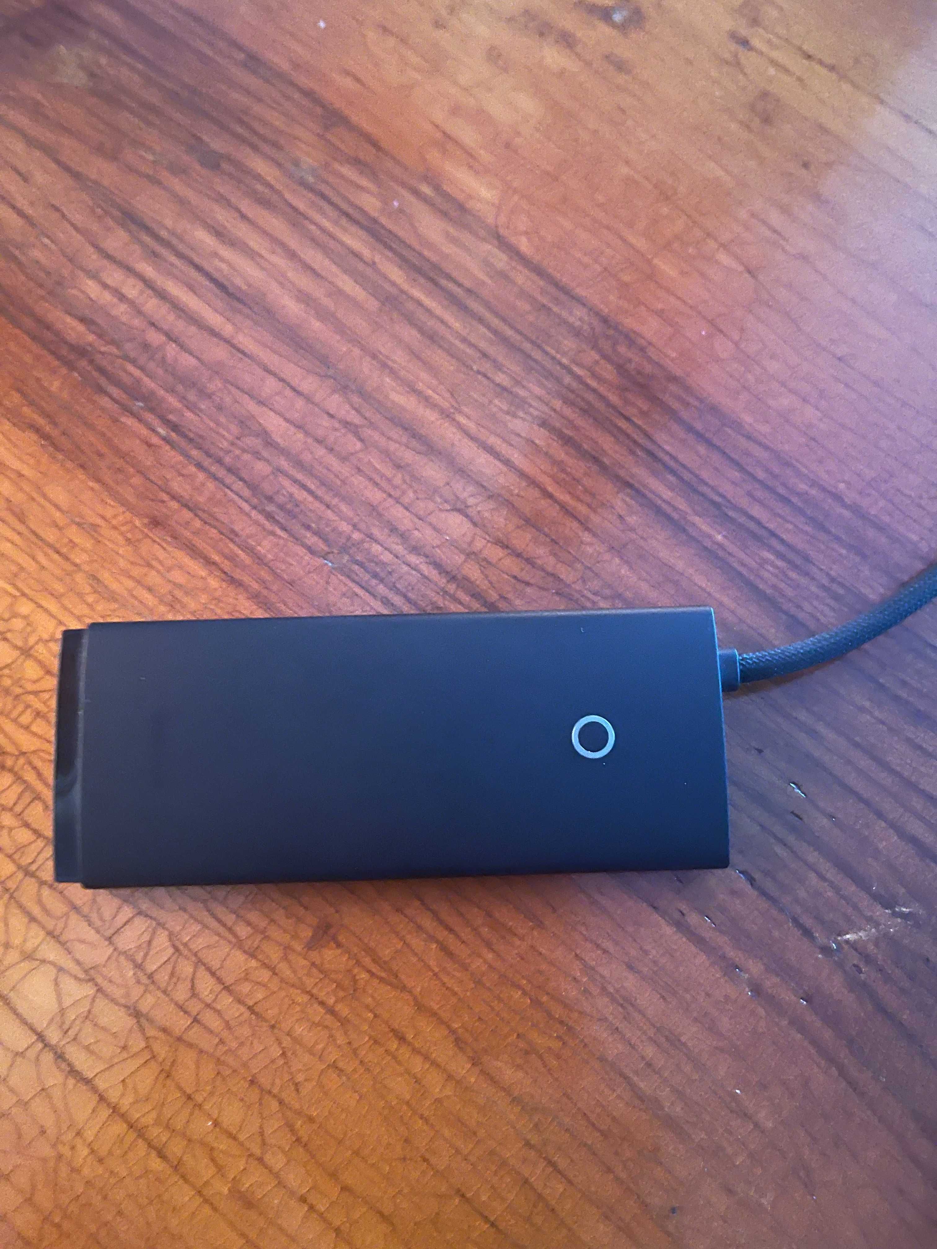 USB-хаб Baseus Lite Series 5-Port Type-C HUB Adapter Чорний