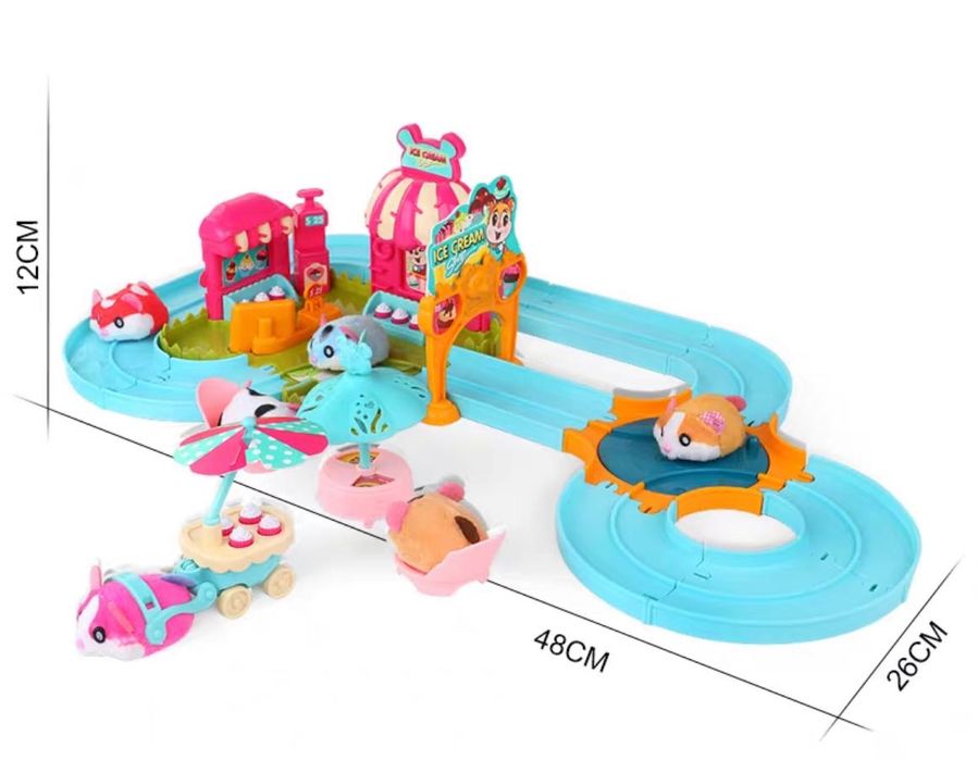 Ігровий набір "Little hamsters" Парк морозива