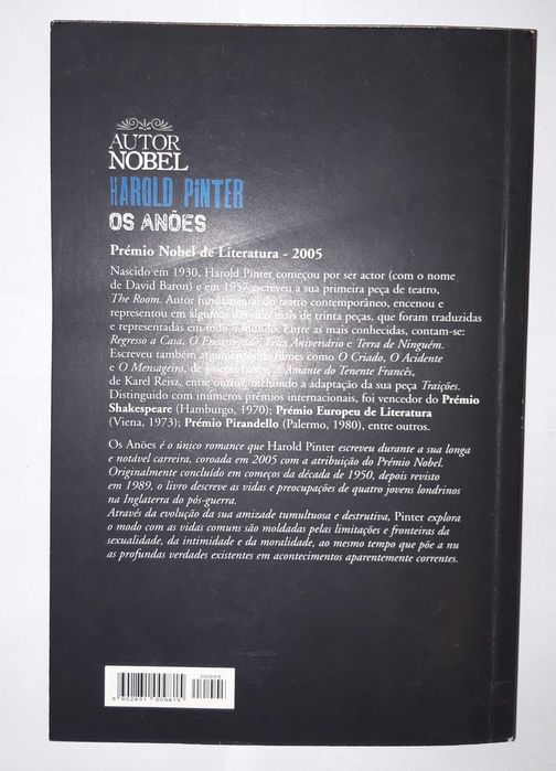 Livro PAR1 - Harold Pinter - Os Anões