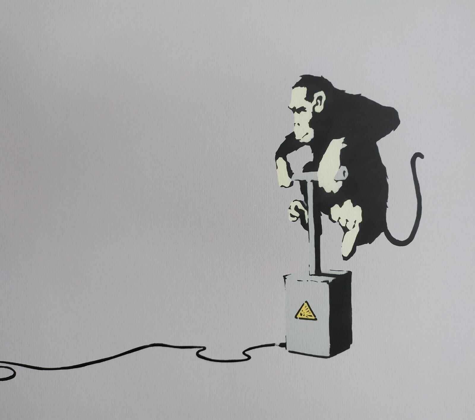 Banksy reprodukcja grafika " Detonator" certyfikat