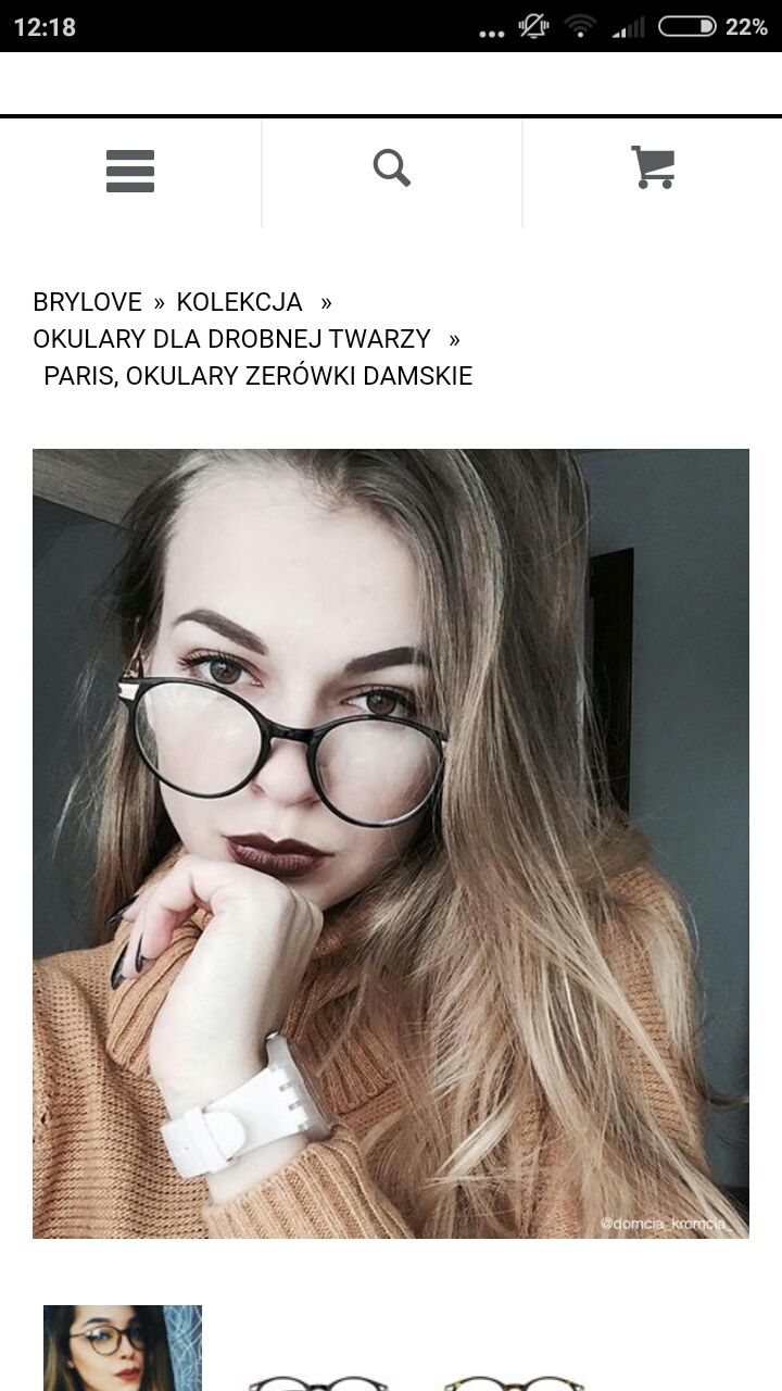 Okulary zerówki brylove