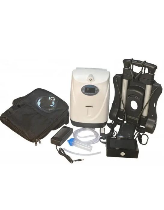 НОВИЙ ПОРТАТИВНИЙ Кисневий концентратор до 5 літрів на акумуляторі LG-