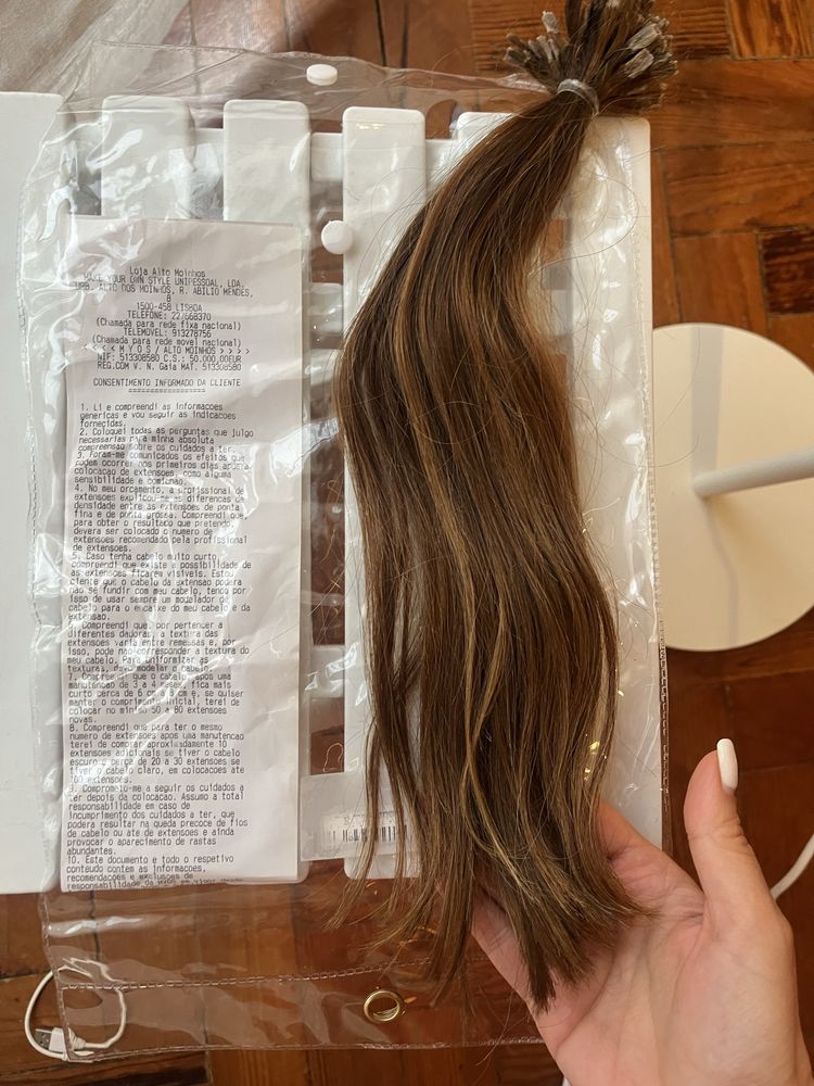 Extensões de cabelo natural Myos
