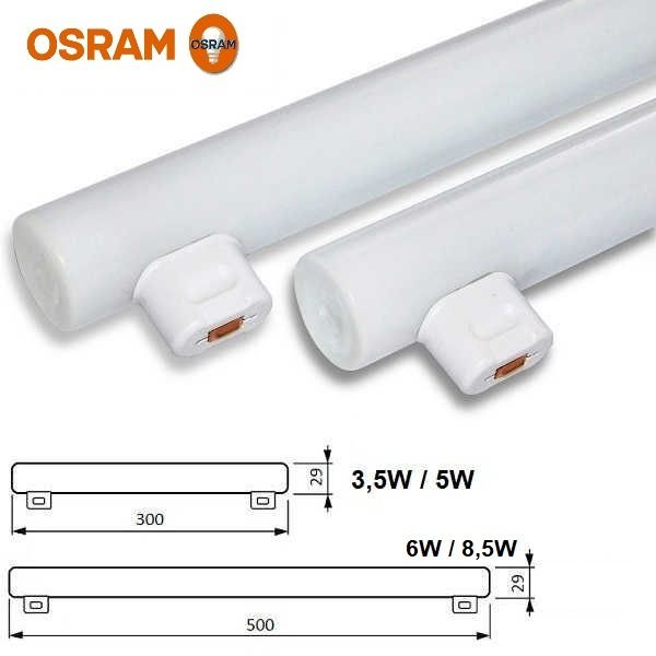 Ledowe żarówki liniowe OSRAM 3,5W=35W, 6W=60W LEDinestra LINESTRA