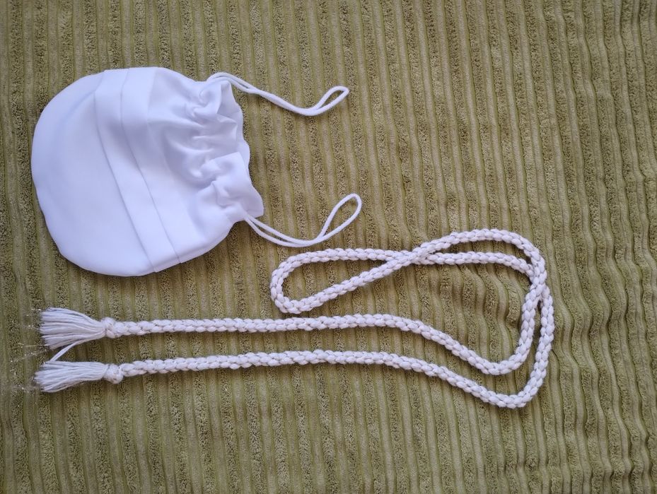 Alba komunijna dla dziewczynki, narzutka, wianek, torebka ok 134