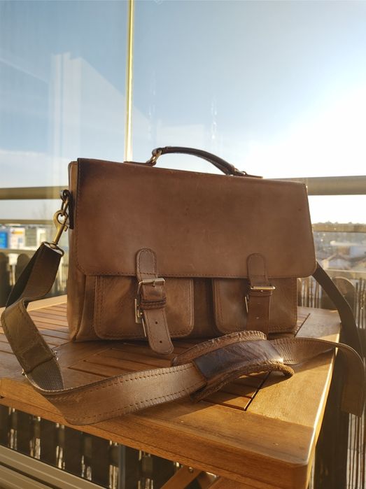 Męska torba skórzana na ramię BarellyBags