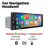 Auto Radio 1 DIN Com Ecrã táctil carplay & Android Auto!