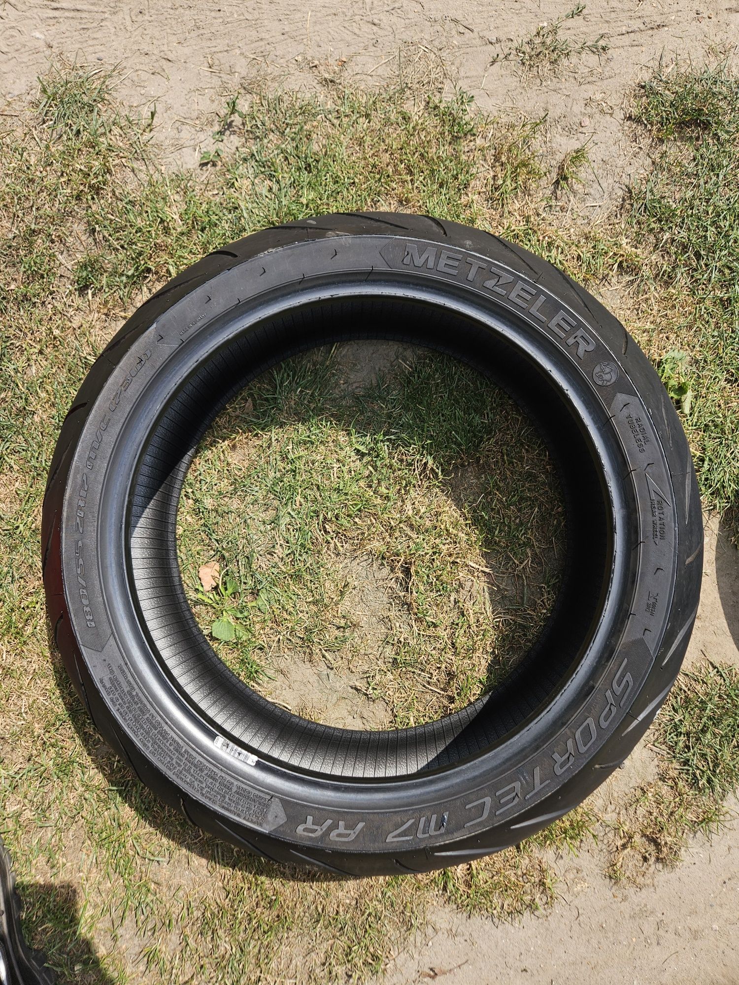 Komplet Metzeler Sportec M7RR 180/55 120/70R17 Dot 0120
