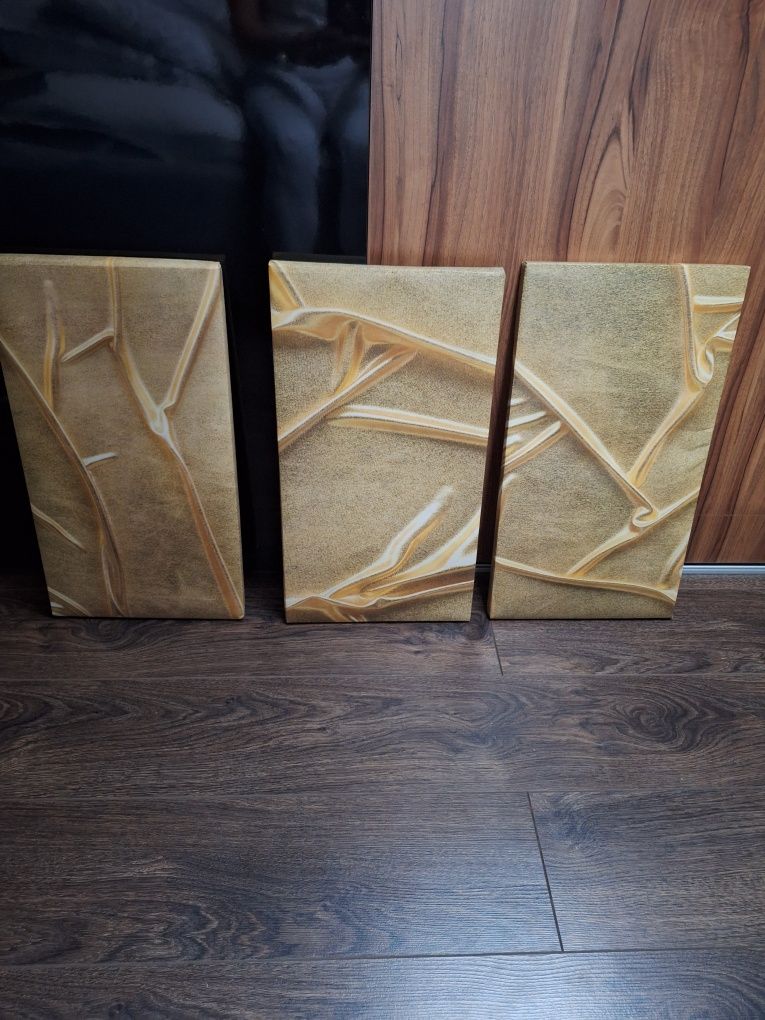 Tryptyk DIY obrazki  z tapety