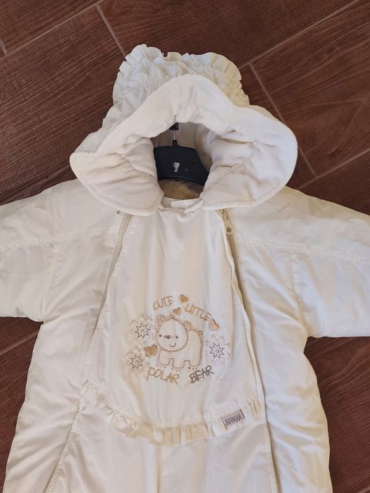 Дитячий зимовий комбінезон 74 80 см на дівчинку
