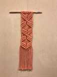 Painel macramé medidas 36x8cm