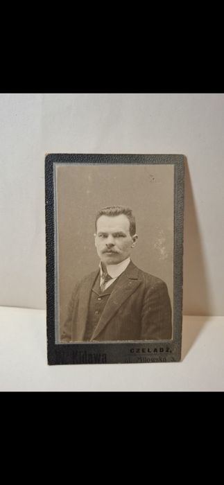 Czeladź zdjęcie mężczyzny początekXX w