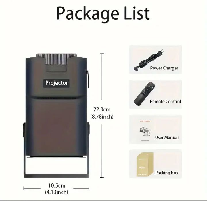 Проектор для домашнього кінотеатру HY320 Ultra HD