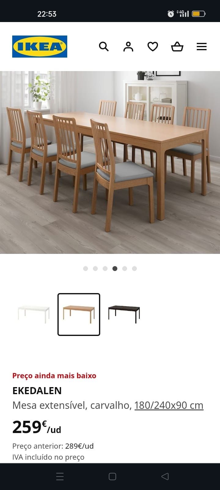 Vendo mesa extensível