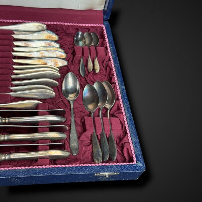 Sztućce platerowane WSW plater wzór poznański art deco b5/07198