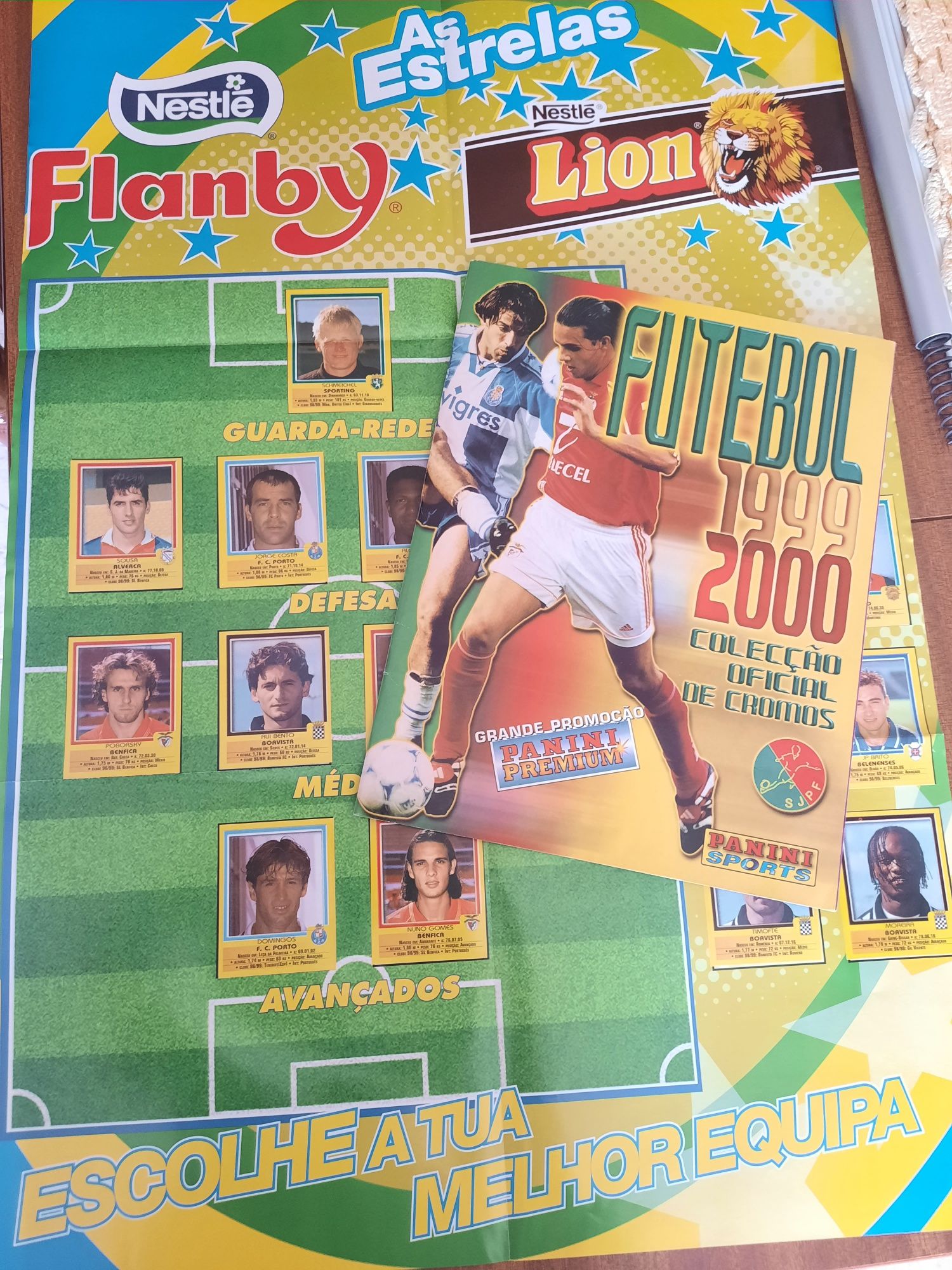Lote 26 cadernetas de cromos Nacional Futebol da Panini +1 de OFERTA