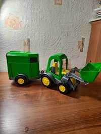 Трактор-навантажувач Wader багги з причепом