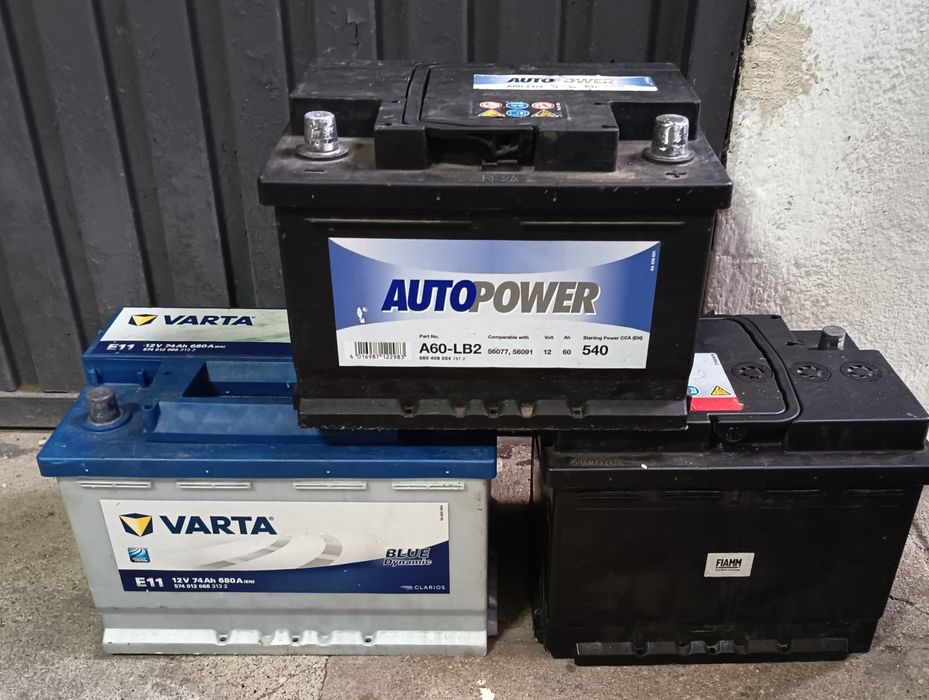3 Baterias usadas