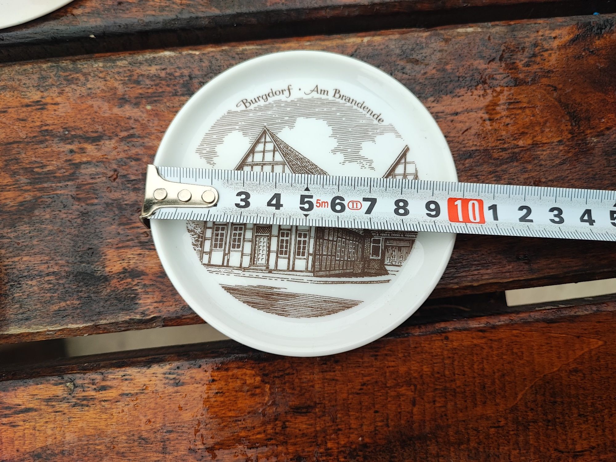 Vintage Porcelana Furstenberg Dwa małych talerzyka