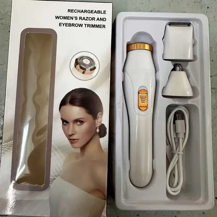 Depilador elétrico 3 em 1. Carregamento USB. Novo,