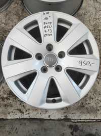 418 Felgi aluminiowe ORYGINAŁ AUDI R 16 5x112 otwór 57,1 Bardzo Ładne