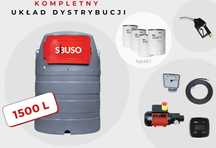 Zbiornik na paliwo do oleju napędowego diesela ON SIBUSO 1500L