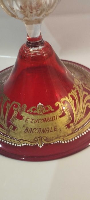 Jarra/Cálice SALVIATI Murano Veneziano 1920 / Troco