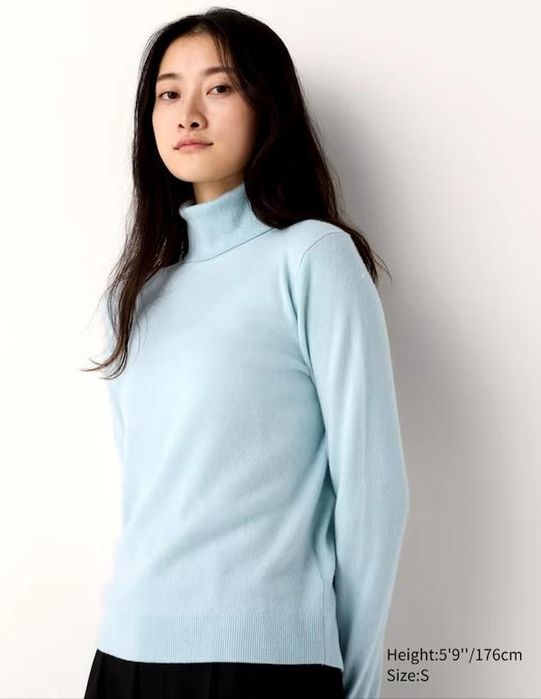 Кашеміровий светр, гольф UNIQLO з високим коміром 469480