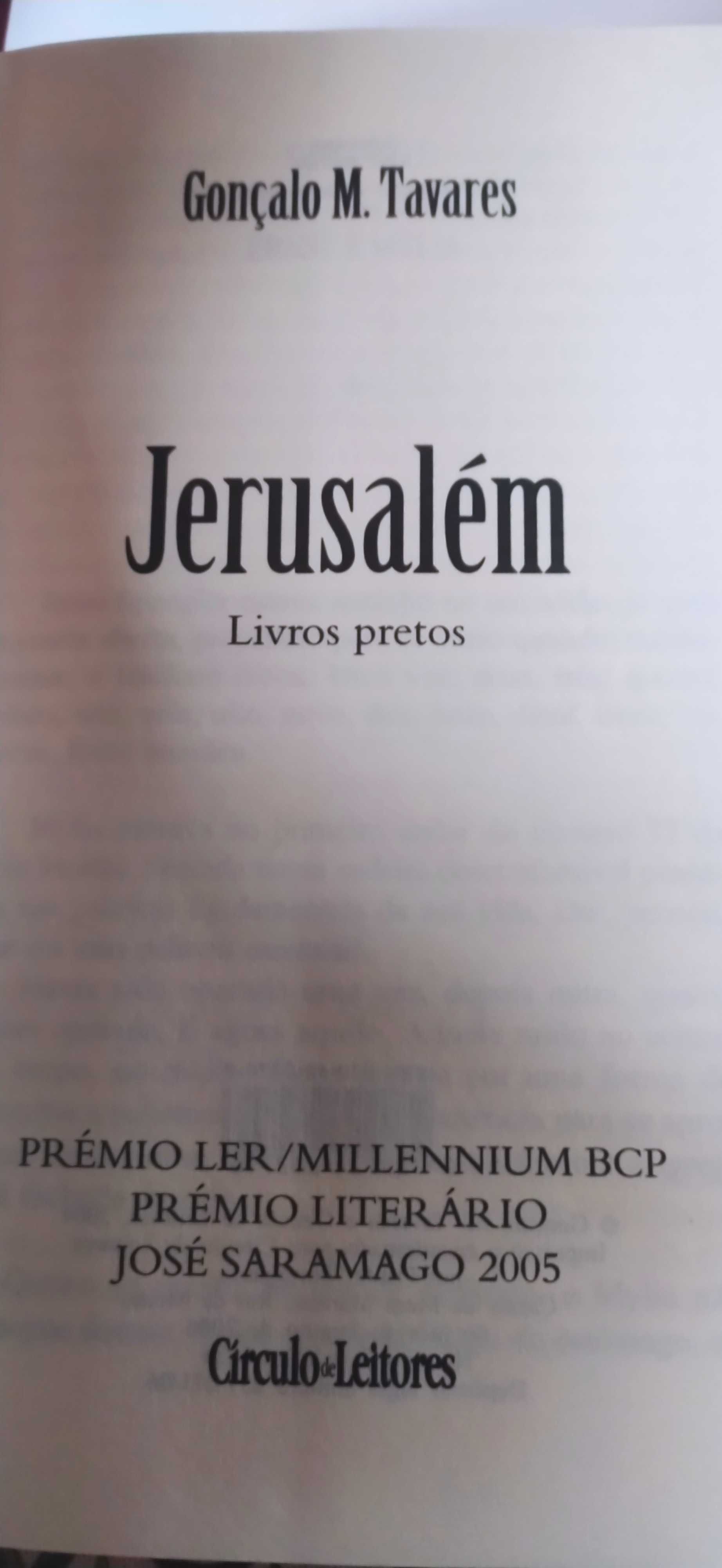 Jerusalém de Gonçalo M. Tavares