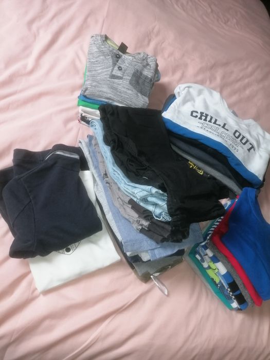 Paka ubrań r. 122 chłopiec