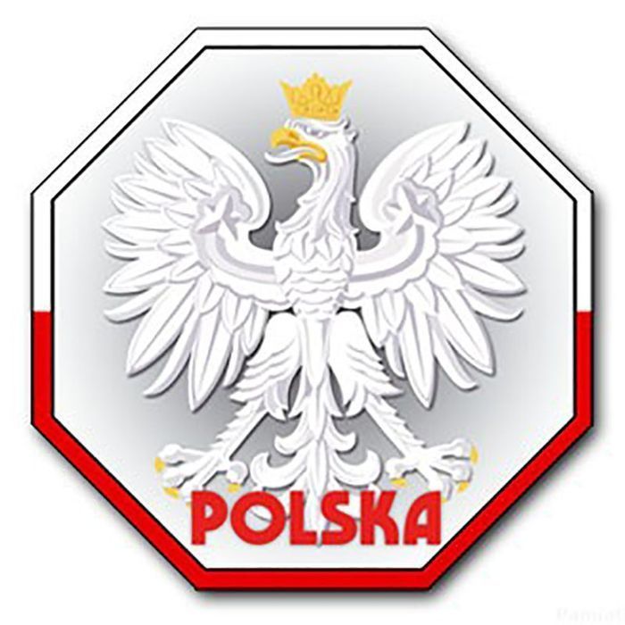 Magnes na lodówkę z efektem 3D STOP Polska, Orzeł