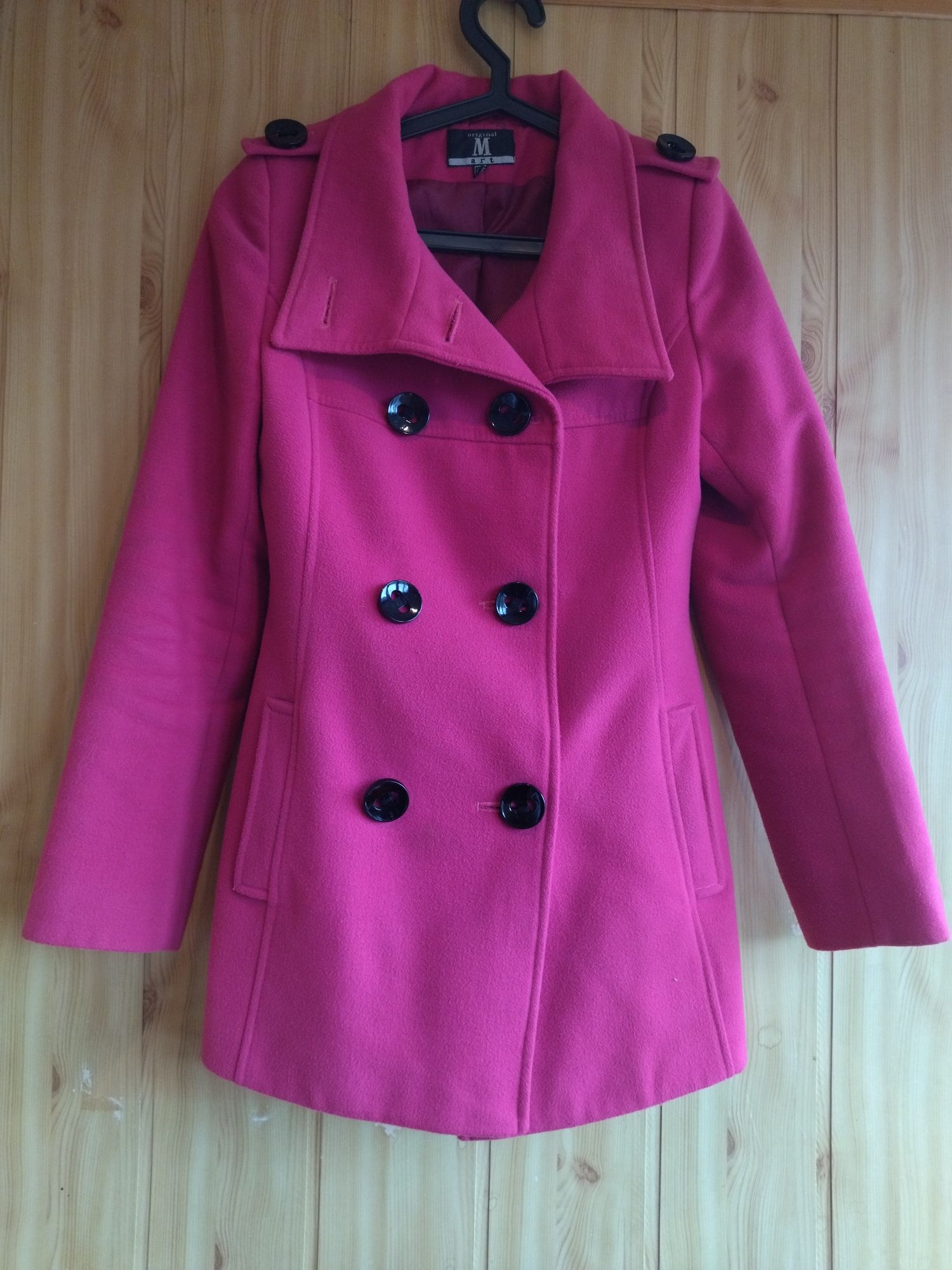 Пиджак фуксия пальто розовый цвет фиолетовый кашемировые гуссар ворот