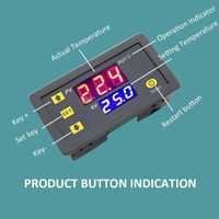 termostat ciepła chłodzenia regulator temperatury led 230v 12v