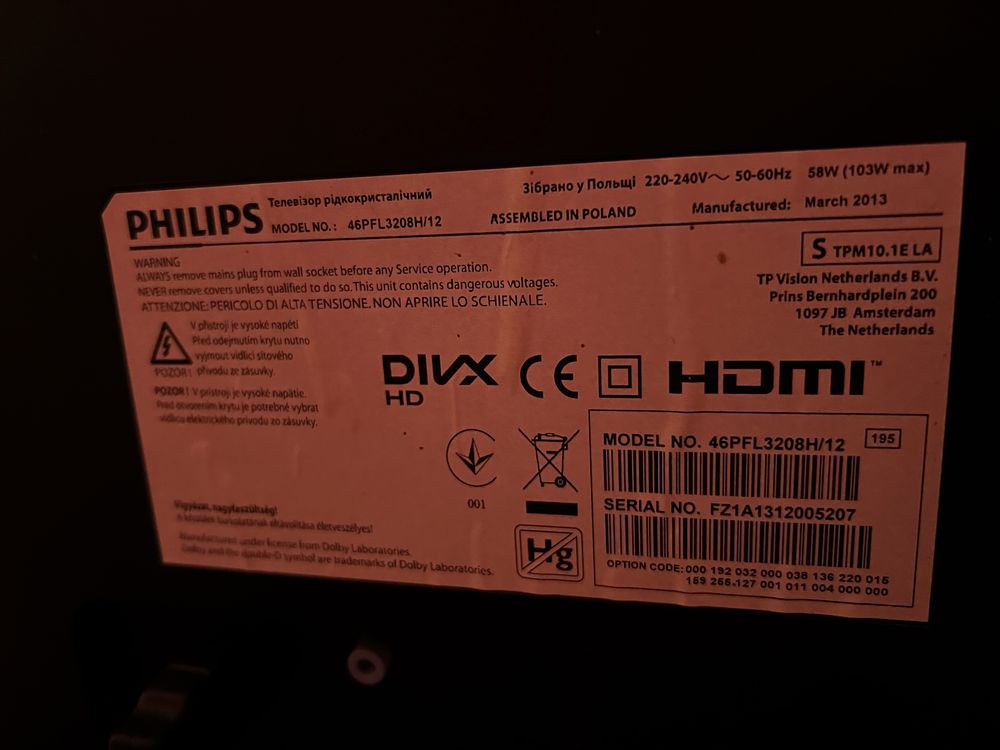 Telewizor philips