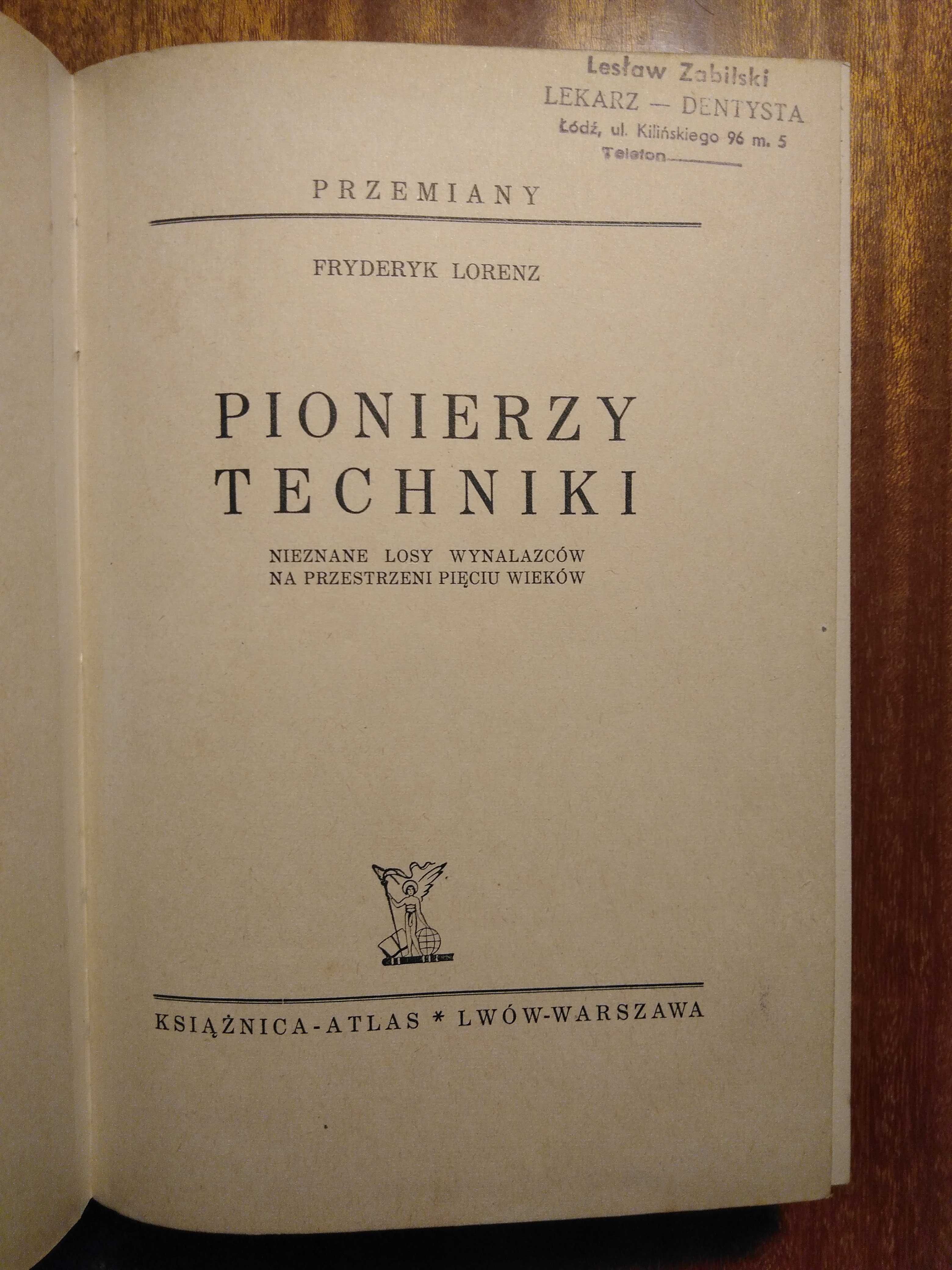 Pionierzy techniki - 1938