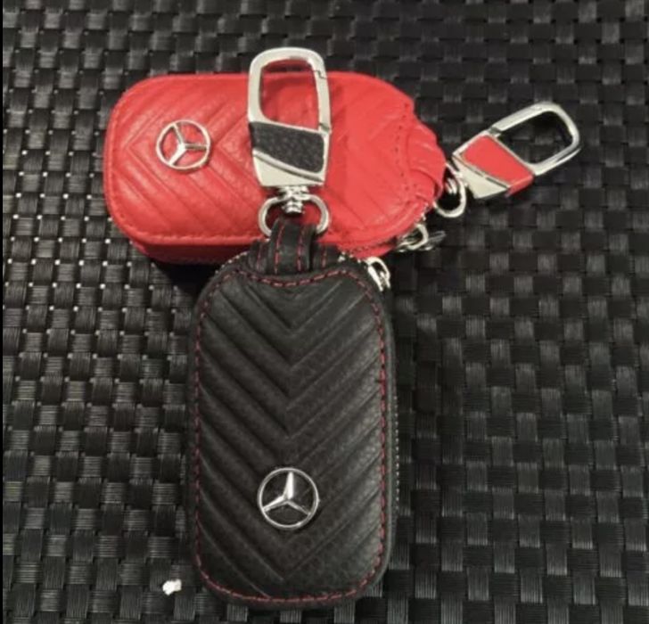 Bolsa-Porta Chaves Pele ORIGINAL para Mercedes-Benz