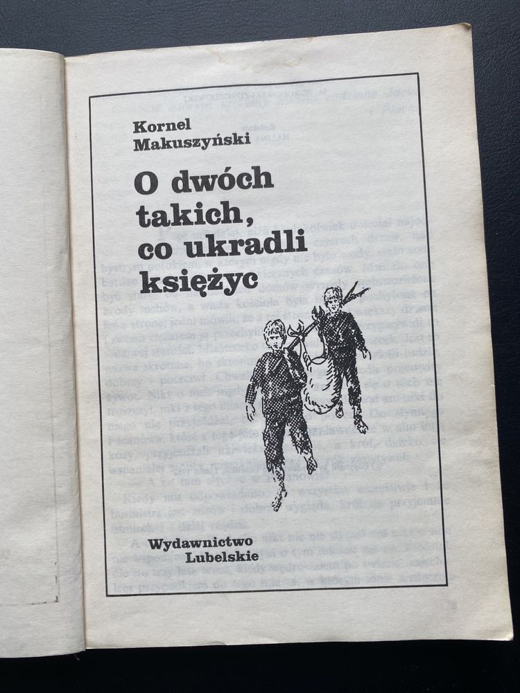 Kornel Makuszyński O dwóch takich, co ukradli księżyc stara książka