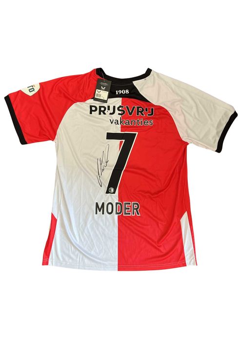 Jakub Moder Feyenoord koszulka z autografem + certyfikat autentycznoś.
