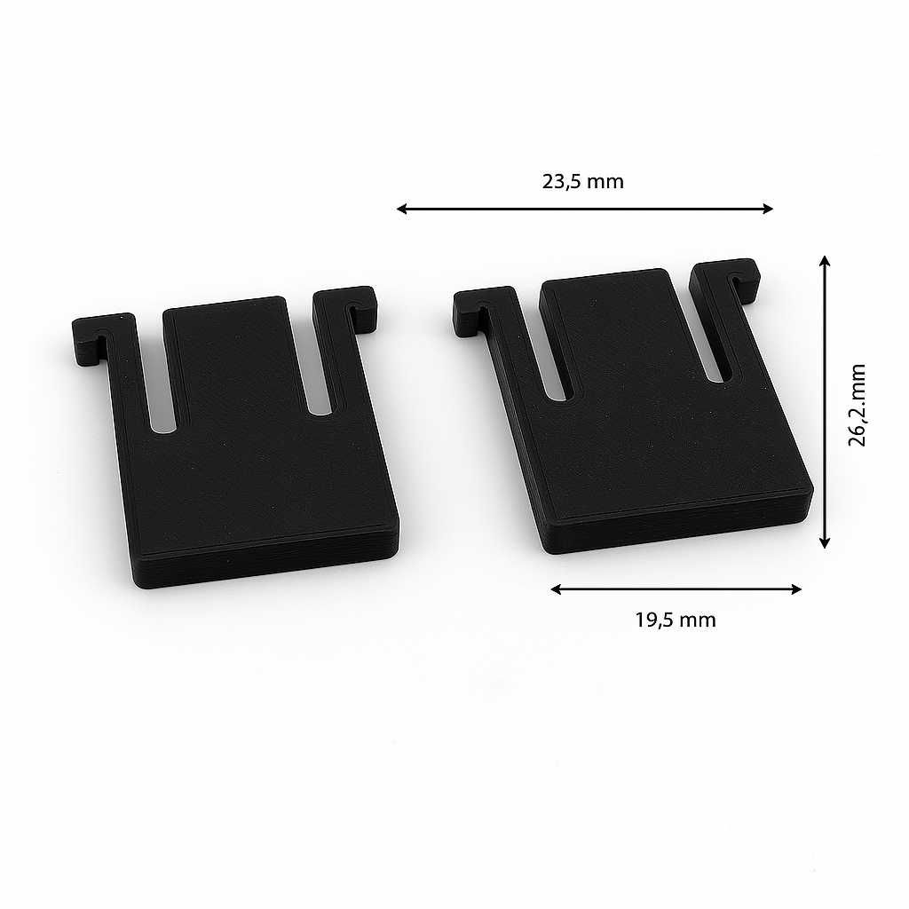 Stopki do klawiatury Logitech - komplet 2szt. - czarne