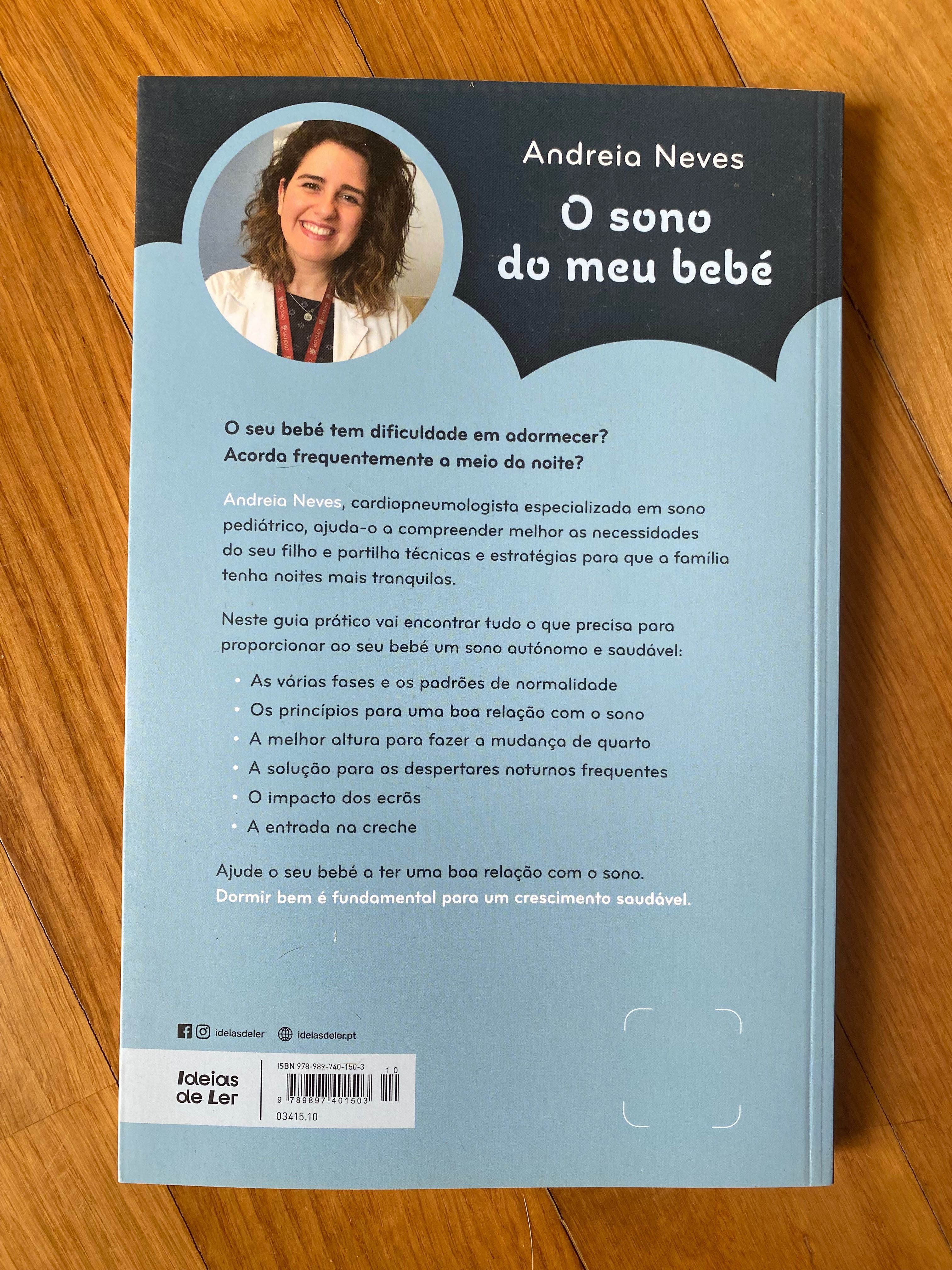 Livro o sono do meu bebé